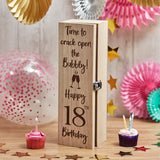 Birthday Milestone Bottle Holder Box