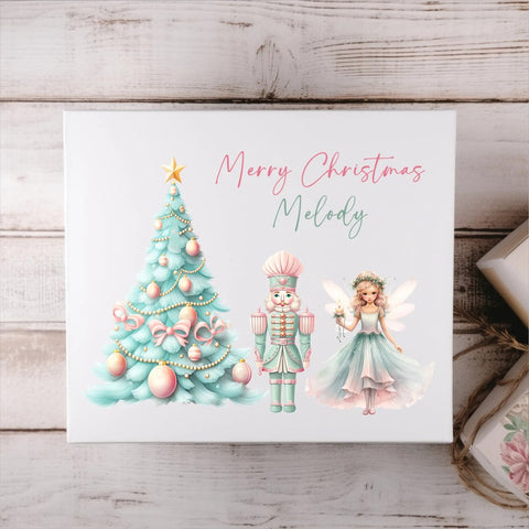 Nutcrackers, Pink Nutcracker, Personalised Christmas Eve Box, Personalised Nutcracker Christmas Eve Box, Nutcracker decorations