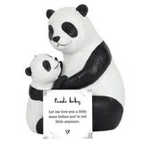 MOTHER AND BABY PANDA ORNAMENT.