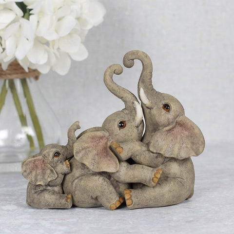 ELEPHANT FAMILY ORNAMENT.