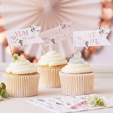 Afternoon Tea Cupcake Toppers.