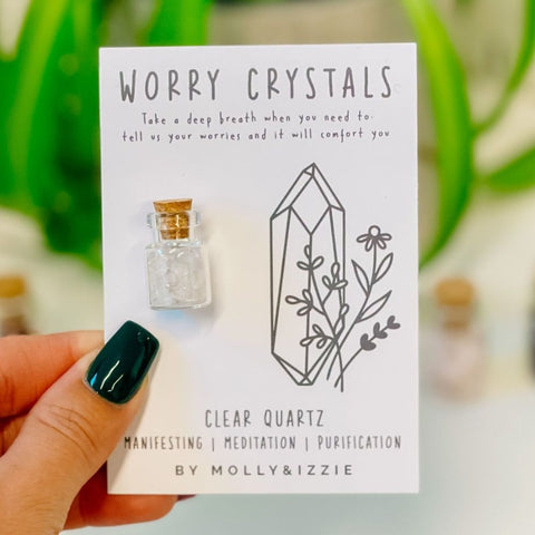 Worry Crystals - Clear Quartz